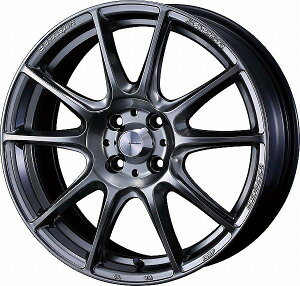 WedsSport SA25R ホイール プラチナシルバーブラック 16インチ×6.5J +50 4H100 0073694 wheel