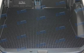エコノミー 荷室マット 2枚もの ニッサン マツダ ラフェスタ プレマシー 選べる2カラー プレマシー荷室01-2 Luggage mat