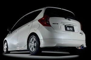 ブリッツ/BLITZ NUR-SPEC VSR マフラー 63516V ニッサン ノート E12 HR12DDR SC専用,2WD専用,DIG-S エアロスタイル専用 2012年09月〜 Scarf