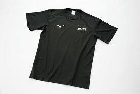 ブリッツ/BLITZ BLITZ×MIZUNOコレクション クイックドライTシャツ ブラック 選べる4サイズ Quick dried shirt