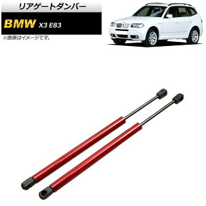 ���A�Q�[�g�_���p�[ BMW X3 E83 2.0i/2.5i/3.0i 2004�N�`2011�N ���b�h �J�[�{���t�@�C�o�[�� AP-4T860-RD �����F1�Z�b�g(2��) Rear gate damper