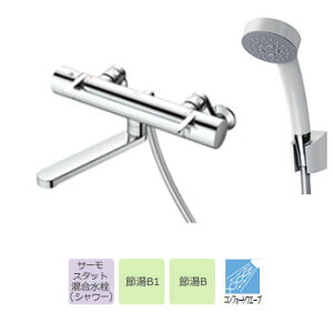 TOTO GGV[Y V[pT[X^bg Ǖt/np/XpEg170mm A[`nh/RtH[gEF[u TBV03414Z1 Termostat mixed faucet for bathroom shower