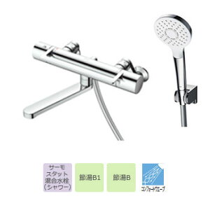 TOTO GGV[Y V[pT[X^bg Ǖt/np/XpEg170mm A[`nh/RtH[gEF[u1[h(߂) TBV03416ZA Termostat mixed faucet for bathroom shower
