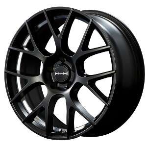 MID M+W TW027 ホイール セミグロスブラック/アンダーカット 19インチ×8J +33 5H114.3 テスラ モデル3専用 入数:1台分(4本) wheel