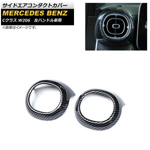 TChGAR_NgJo[ ZfXExc CNX W206 2021N07` ubNJ[{ ABS nhԗp AP-IT1617-B-BKC F1Zbg(2) Side airconduct cover