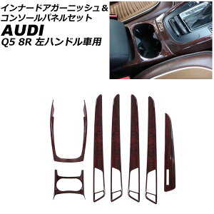 �C���i�[�h�A�K�[�j�b�V�����R���\�[���p�l���Z�b�g �A�E�f�B Q5 8RCDNF/8RCALF/8RCTVF 2009�N06���`2017�N09�� �u���E�� ABS�� ���n���h���ԗp AP-IT2325-BR �����F1�Z�b�g(7��) Innude Agurnish Console Panel Set