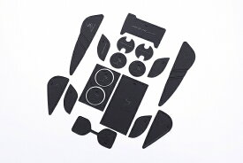シルクブレイズ ラバーポケットマット 黒/黒 SB-RPM-009 入数：1セット(18ピース) トヨタ ハリアー MXUA/AXUH8＃ 2020年06月～ Rubber pocket mat