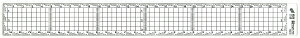 V@ SK ANK iڐ 30cm AGS-30KD Acrylic grid ruler