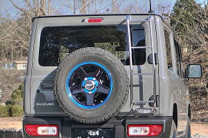 4x4GWjAO A_[ XYL Wj[ SUS304XeX nhotdグ Rear ladder