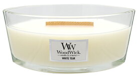 WoodWick/ウッドウィック アロマキャンドル ハースウィック ホワイトチーク WW940053076