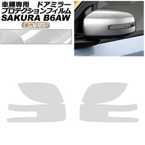 �v���e�N�V�����t�B���� �h�A�~���[ ���Y �T�N�� B6AW 2022�N05���` �����N���A �����F1�Z�b�g(���E) AP-PF0019-CL02 Protection film door mirror