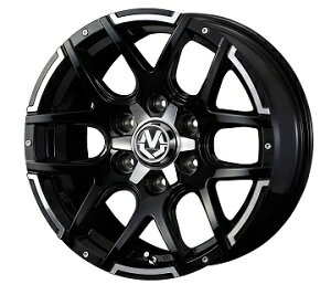 WEDS ADVENTURE MUD VANCE 04 zC[ BLACK POLISH 17C`×6.5J {38 6H139.7 F1䕪(4{) 38928 wheel