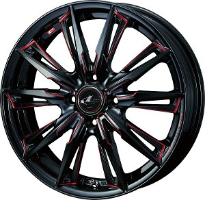 LEONIS GX zC[ BK/SC(RED) 16C`×6.0J {42 4H100 F1䕪(4{) 39341 wheel