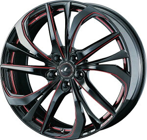 LEONIS TE zC[ BK/SC RED 17C`×7.0J {47 5H100 F1䕪(4{) 38764 wheel