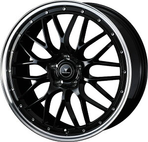 NOVARIS ASSET M1 zC[ BLACK/RIM POLISH 18C`×8.0J {42 5H114.3 F1䕪(4{) 41085 wheel