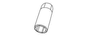 WEDS GEAR �J���[�h�V�F���i�b�g ��C�p�[�c �ϊ��A�_�v�^�[ 19/21HEX 52861 Colored shell nut repair parts conversion adapter