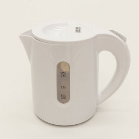 HIRO コンパクトケトル ホワイト 0.8L お湯が沸いたら自動でスイッチOFF KTK-08WH compact kettle