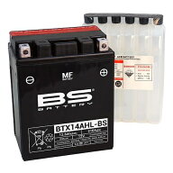 BSバッテリー MFバッテリー バイク用バッテリー 【充電済み発送】 BTX14AHL-BS 2輪