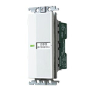 パナソニック コスモシリーズ ワイド21 埋込電子トイレ換気スイッチ ホワイト 照明・換気扇連動形 換気扇消し遅れ0〜約5分可変形 WTC5383WK Built electronic toilet ventilation switch