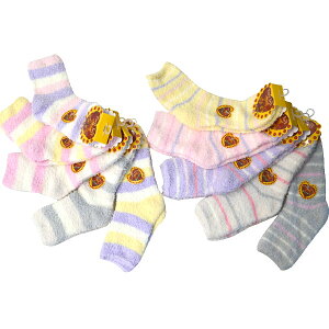 HIRO ӂӂ\bNX _J[ 23`25cm [\bNXɍœK F1Zbg(5) fluffy socks