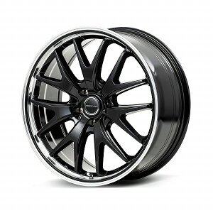 MID VERTEC ONE EXE7 ホイール グロスブラック/ラインポリッシュ 19インチ×8.0J+42 5H114.3 入数:1台分(4本) wheel