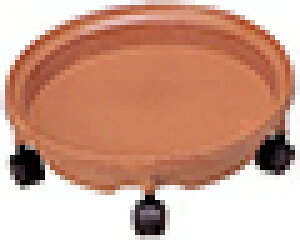 ����v���[�g�L���X�^�[�t 290 �u���E�� (0489137) Pot plate with casters