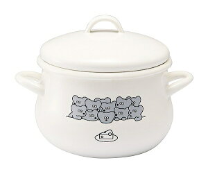 ˂݂ANDY z[[ 16cm AMJ-2304(0773243) Enamel two handed pot