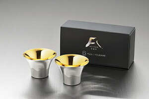 �x�m�R�����ۂ� ���� 2P FM-103(0386097) Mt Fuji sake cup Chukin