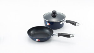 WkEGR[ Ў灕tCpZbg 18cm18cm JE-114R(0001032) One handed pot and frying pan set