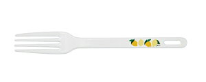 Plune. �z�[���[�f�U�[�g�t�H�[�N ������ PDF-403(0773189) enamel dessert fork