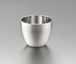 18-8XeXd\炮ۂ wACdグ SKR-005(0140031) Stainless steel double structure Sakura sake cup