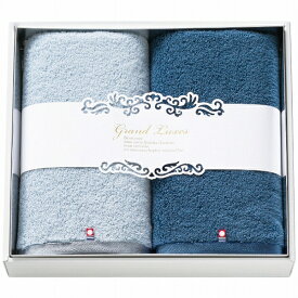 グランリュクス ギリシャ綿無撚糸フェイスタオル 2枚セット GRA-400(2083-070) Greek cotton non twist yarn face towel