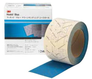 X[G/3M tbLbgu[ N[TfBOV[g[ 75mm×10m x180 HCSRL18075BL Hookit Blue Clean Sanding Sheet Roll