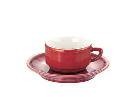 APILCO(アピルコ) フローラ モカカップ＆ソーサー レッド 入数：6客入 RAP3601 Flora mocha cup and saucer