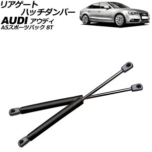 リアゲートハッチダンパー アウディ A5スポーツバック 8T系 2010年〜2017年 ブラック ステンレス製 入数:1セット(2個) AP-4T2062