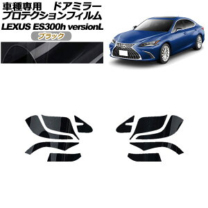 �v���e�N�V�����t�B���� �h�A�~���[ ���N�T�X ES300h�o�[�W����L AXZH10,11 2018�N10���` �u���b�N �����F1�Z�b�g(���E) AP-PF0164-BK01 Protection film door mirror