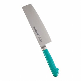 抗菌カラー包丁 菜切 グリーン 18cm MNK-180G(AKL10185A) Antibacterial color knife Nakiri