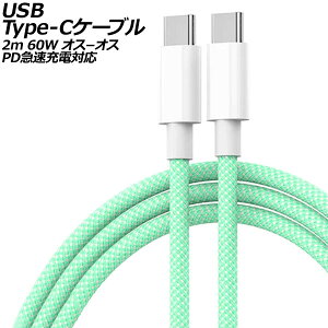 USB Type-CP[u O[ 2m 60W iC҂݃^Cv IX-IX PD}[dΉ AP-UJ1013-GR-2M cable