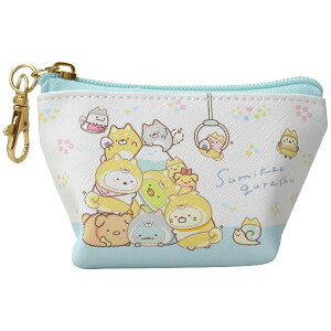 ݂R炵 Op~j|[` ܂Â obOɕtĂ킢|[` SG33988(YAMADUMI) Sumikko Gurashi Triangular Mini Pouch