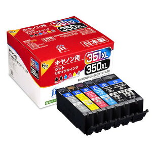 JIT �C���N�J�[�g���b�W 6�F�}���`�p�b�N ��e�� BCI351�{350XL/6MP�Ή� JIT-AC3503516PXL(36987) ink cartridge