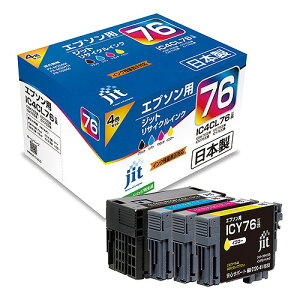 JIT �C���N�J�[�g���b�W 4�F�p�b�N IC4CL76�Ή� JIT-AE764P(35230) ink cartridge