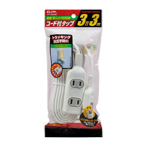 �����d�� EDLP �R�[�h�t�^�b�v 3M LPT-303N(W)(50043) corded tap