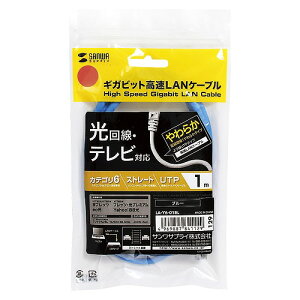 �T�����T�v���C(Sanwa Supply) �J�e�S��6UTP LAN�P�[�u�� 1m LA-Y6-01BL(28997) Category cable