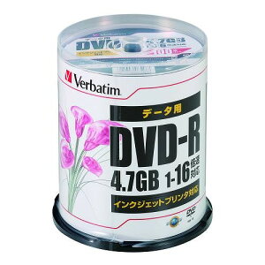 o[xC^(Verbatim) PCf[^p DVD-R 1-16{ DHR47JPP100(11897) for data
