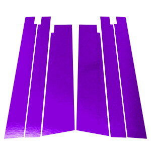 ピラーステッカー トヨタ ヴォクシー/ノア/エスクァイア 80/85系 サイドバイザー有り車用 クローム調 選べる20カラー AP-CRM4117 入数:1セット(6枚) Pillar sticker