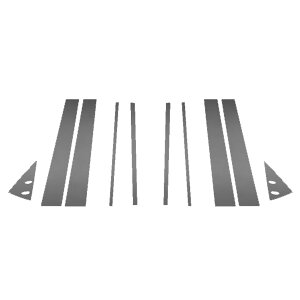 �s���[�X�e�b�J�[ ���N�T�X LX600/LX600 EXECUTIVE/LX600 OFFROAD 310W 2022�N01���` �}�b�g�N���[���� �I�ׂ�20�J���[ �����F1�Z�b�g(10��) AP-PF2MTCR0014 Pillar sticker