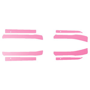 TChhAXebvXebJ[ g^ vEX ZVW50,51,55  2018N12`2022N12 }bg FO[v1 F1Zbg(8) AP-PF2CFMT0073 Side step sticker