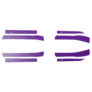 TChhAXebvXebJ[ g^ vEX ZVW50,51,55  2018N12`2022N12 }bg FO[v2 F1Zbg(8) AP-PF2CFMT0073 Side step sticker