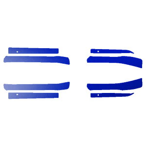 TChhAXebvXebJ[ g^ vEX ZVW50,51,55  2018N12`2022N12 }bg FO[v2 F1Zbg(8) AP-PF2CFMT0073 Side step sticker