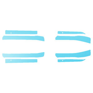 TChhAXebvXebJ[ g^ vEX ZVW50,51,55  2018N12`2022N12 }bg FO[v2 F1Zbg(8) AP-PF2CFMT0073 Side step sticker